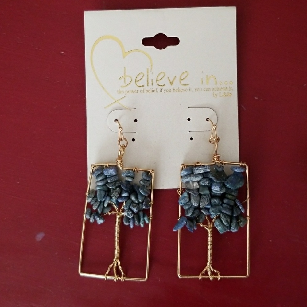 Unique Believe In Earrings